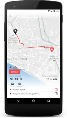 Perú Taxi android App screenshot 2